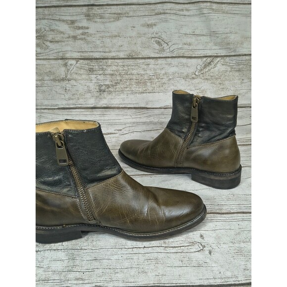 John Fluevog Green Feature Holden Contrast Ankle Boot Men Size 9 main image 6